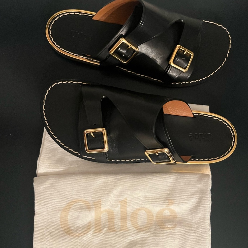 Chloe Slides Sandals - Picture 4 of 9